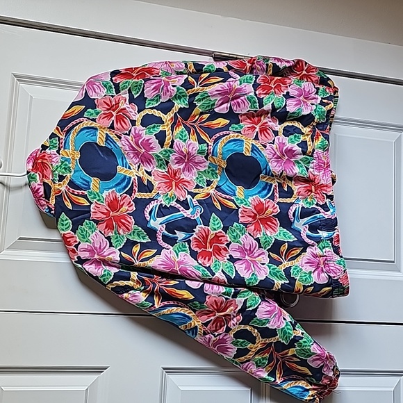 Mureli Vintage Windbreaker Jacket Floral 100% Silk Size Medium - Picture 3 of 5